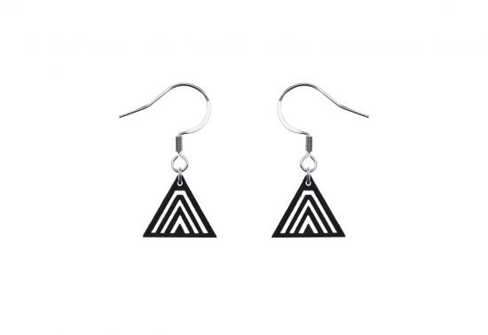 Drewniane kolczyki Trian Earrings