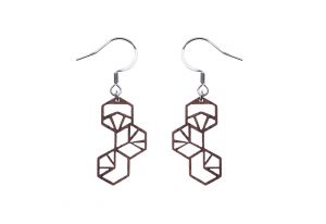 Drewniane kolczyki Trillo  Earrings