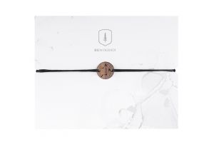 Bransoletka sznurkowa Libra Wooden Bracelet