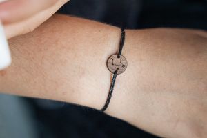 Bransoletka sznurkowa Libra Wooden Bracelet