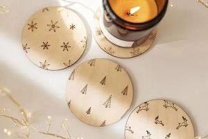 Drewniana podkładka	Xmas Coasters