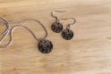 Drewniane kolczyki Meadow Dangle Earrings