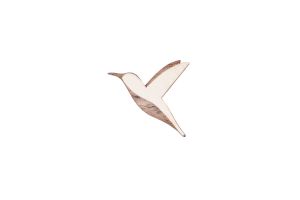 Drewniana broszka Natural Hummingbird Brooch