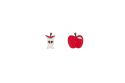 Drewniane kolczyki Apple Earrings