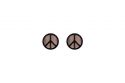 Drewniane kolczyki  Peace Earrings