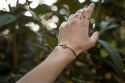 Bransoletka sznurkowa Peace Wooden Bracelet