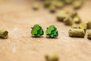 Drewniane kolczyki Hops Earrings