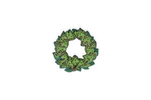 Drewniana broszka Hop Wreath Brooch