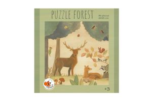 Puzzle z motywem lasu - 36el.