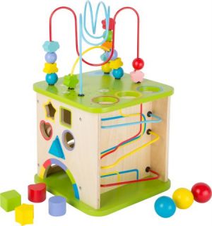 Small Foot Drewniana Kostka Aktywności – 5 w 1