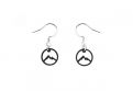 Drewniane kolczyki Mountains Earrings