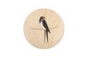 Drewniana dekoracja Swallow Wooden Image
