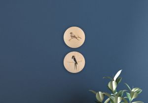 Drewniana dekoracja Swallow Wooden Image