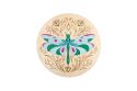 Drewniana dekoracja  Dragonfly Wooden Image 