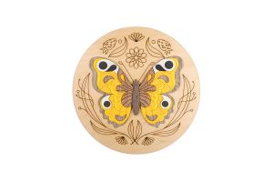 Drewniana dekoracja  Butterfly Wooden Image