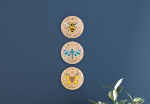 Drewniana dekoracja  Butterfly Wooden Image