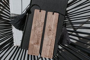 Drewniana zakładka do książki Deer Bookmark