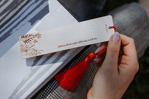 Drewniana zakładka do książki Meadow Bookmark
