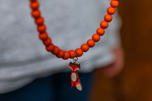 Korale z wisiorkiem Cute Fox 