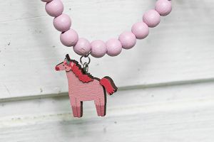 Korale z wisiorkiem Cute Unicorn 