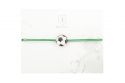 Bransoletka sznurkowa Football Green Bracelet 
