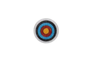 Drewniana broszka Target Brooch