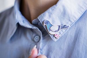 Pigeon Brooch by Epipi