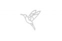 Metalowa broszka Bird Steel Brooch