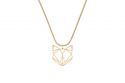 Metalowy wisiorek Fox Steel Pendant