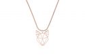 Metalowy wisiorek Wolf Steel Pendant