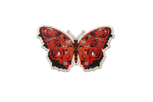 Drewniane puzzle Motyl