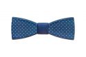 Drewniana muszka Navy Speckle