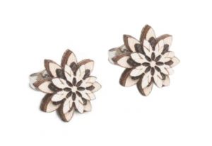 Drewniane kolczyki Bellis Earrings