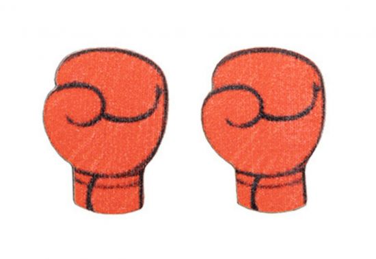 Drewniane kolczyki Box Earrings