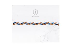 Pleciona bransoletka Blue and Brown
