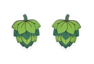 Drewniane kolczyki Hops Earrings