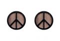 Drewniane kolczyki  Peace Earrings
