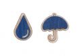 Drewniane kolczyki  Storm Earrings