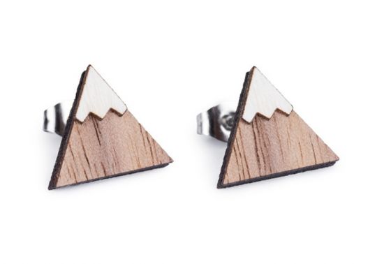 Drewniane kolczyki Whill Earrings