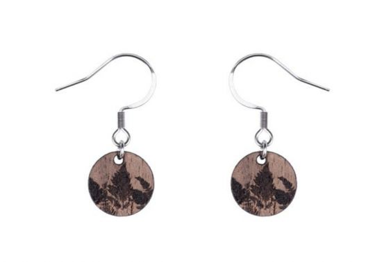 Drewniane kolczyki Bracken Dangle Earrings