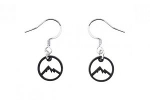 Drewniane kolczyki Mountains Earrings