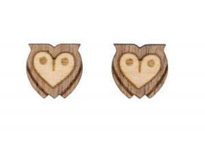 Drewniane kolczyki Wise Owl Earrings