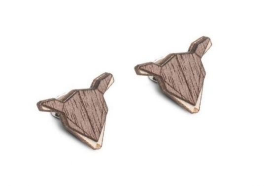 Drewniane kolczyki Doe Earrings