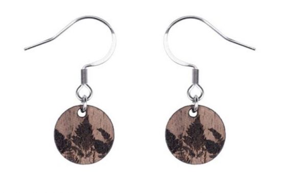 Drewniane kolczyki Bracken Dangle Earrings