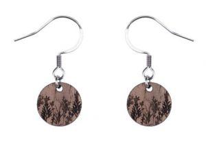 Drewniane kolczyki Meadow Dangle Earrings