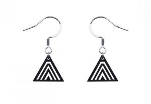 Drewniane kolczyki Trian Earrings