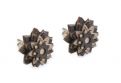 Drewniane kolczyki African Flower Earrings