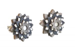 Drewniane kolczyki Nox Star Flower Earrings