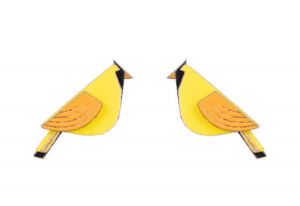 Drewniane kolczyki Sunny Cutebird Earrings