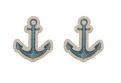 Drewniane kolczyki Anchor Earrings